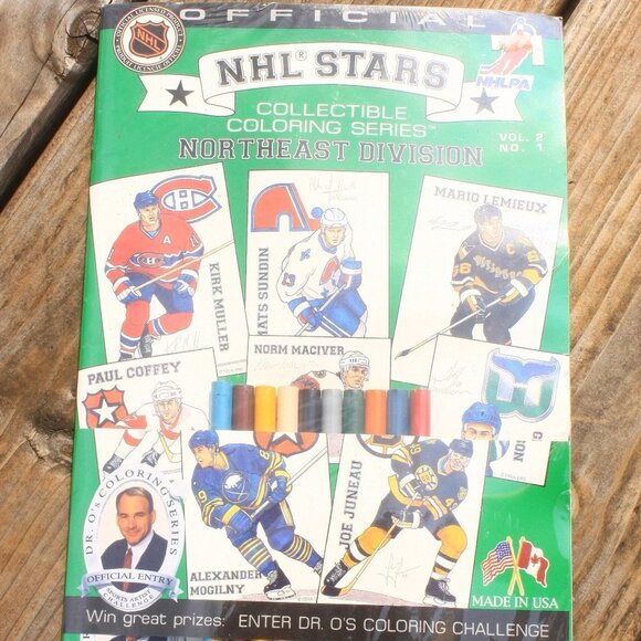 NHL Stars Collectible Coloring Series Northeast - Picture 1 of 6